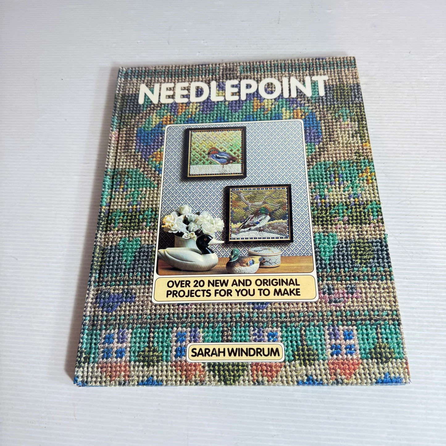 Needlepoint : Over 20 New and Original Projects for You to Make - Sarah Windrum (Vintage 1980)