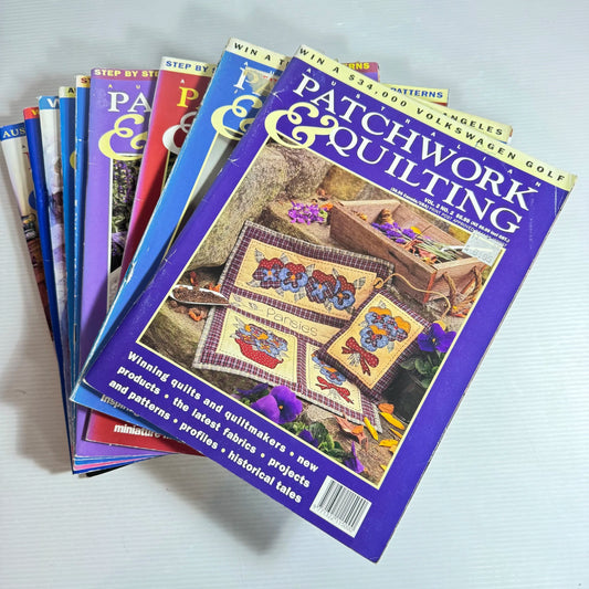 Patchwork & Quilting Magazine Bundle x10
