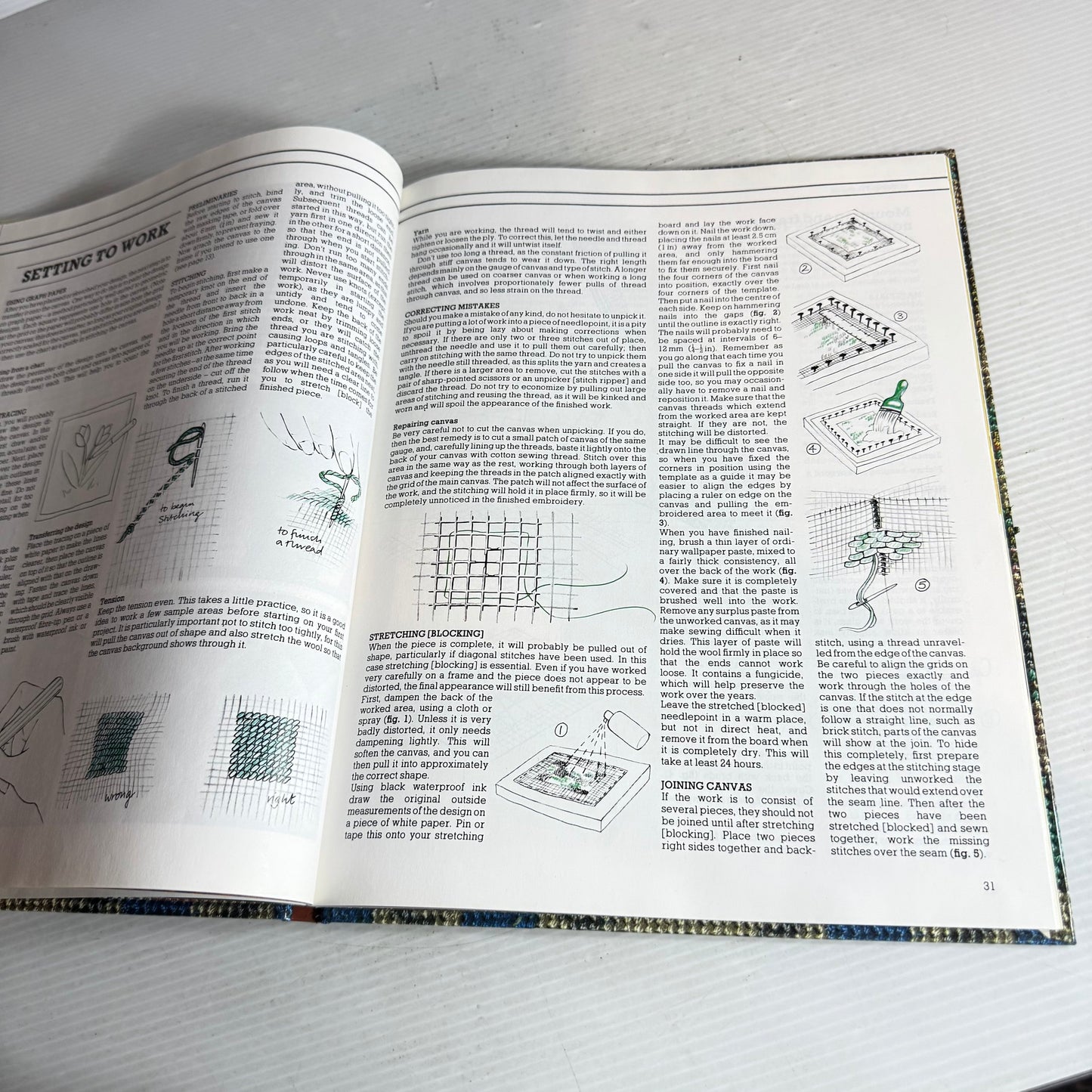 Needlepoint : Over 20 New and Original Projects for You to Make - Sarah Windrum (Vintage 1980)