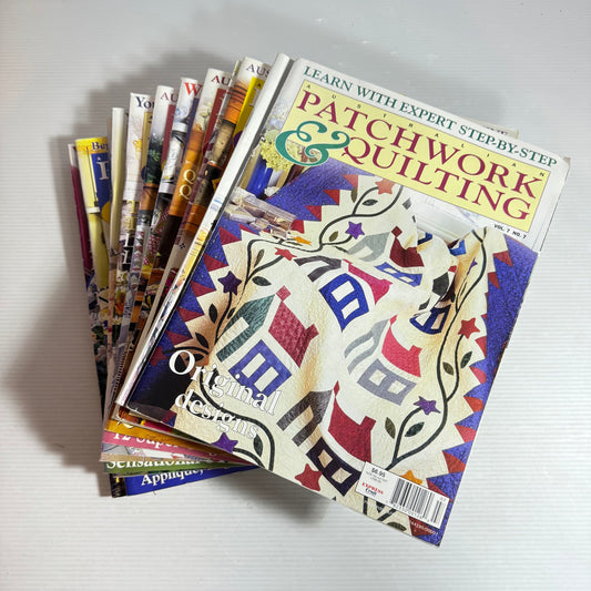 Patchwork & Quilting Magazine Bundle x12