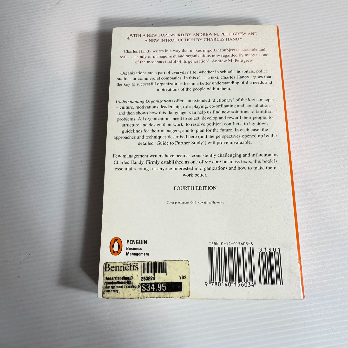 Understanding Organizations (4th Ed) - Charles Handy (Vintage 1993)