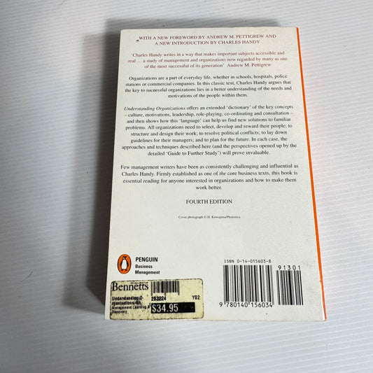 Understanding Organizations (4th Ed) - Charles Handy (Vintage 1993)