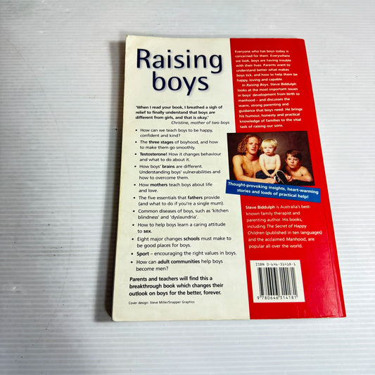 Raising Boys - Steve Biddulph