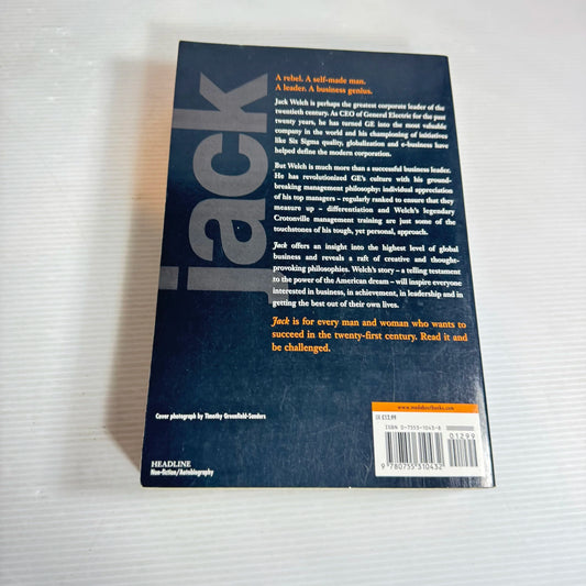 Jack : What I've Learned Leading A Great Company & Great People - Jack Welch
