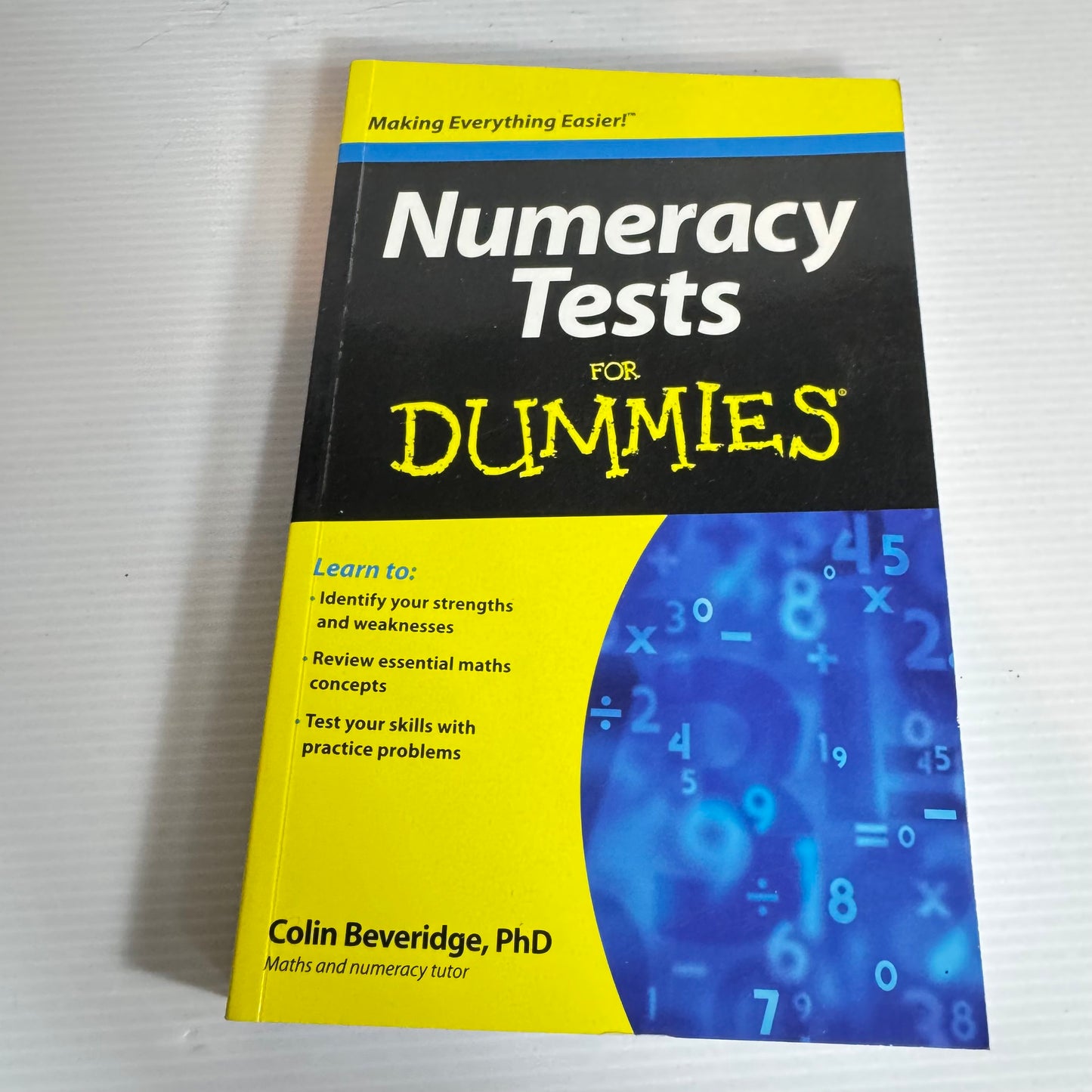 Numeracy Tests For Dummies - Colin Beveridge