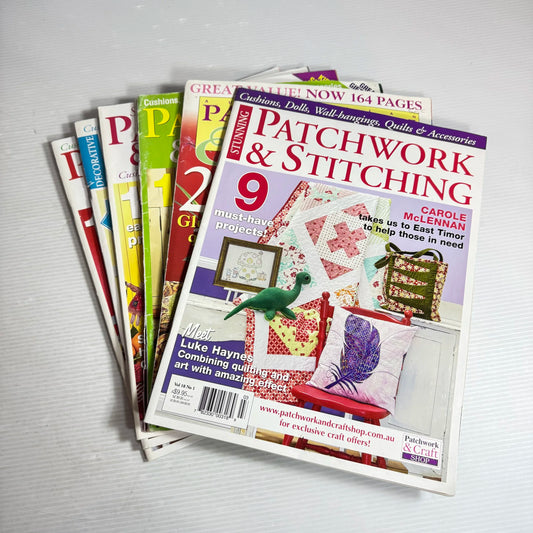Patchwork & Stitching Magazine Bundle x6