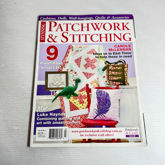 Patchwork & Stitching Magazine Bundle x6