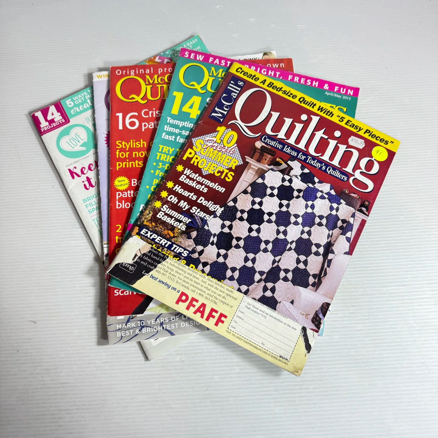 Assorted Quilting Magazine Bundle x5