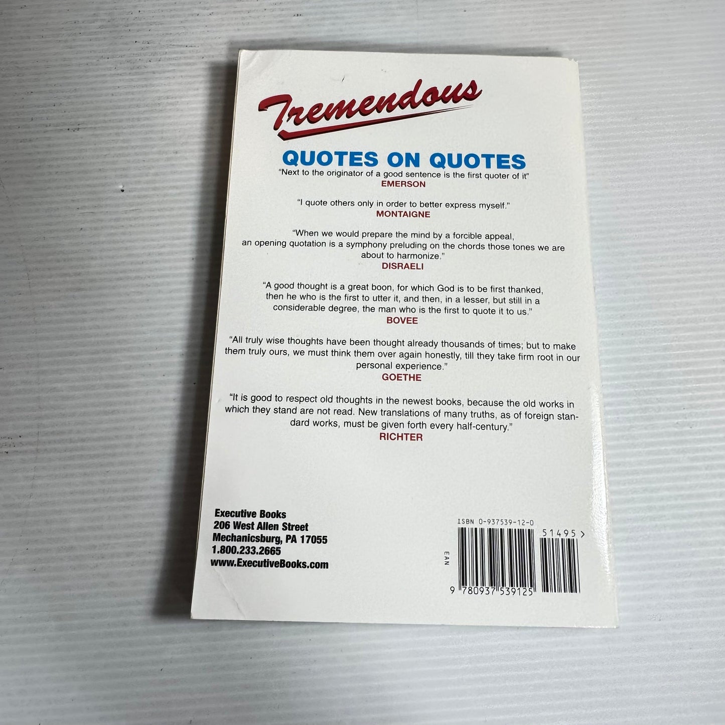 Quotes Are Tremendous - Charlie Tremendous Jones
