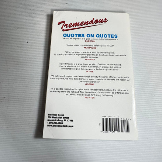 Quotes Are Tremendous - Charlie Tremendous Jones