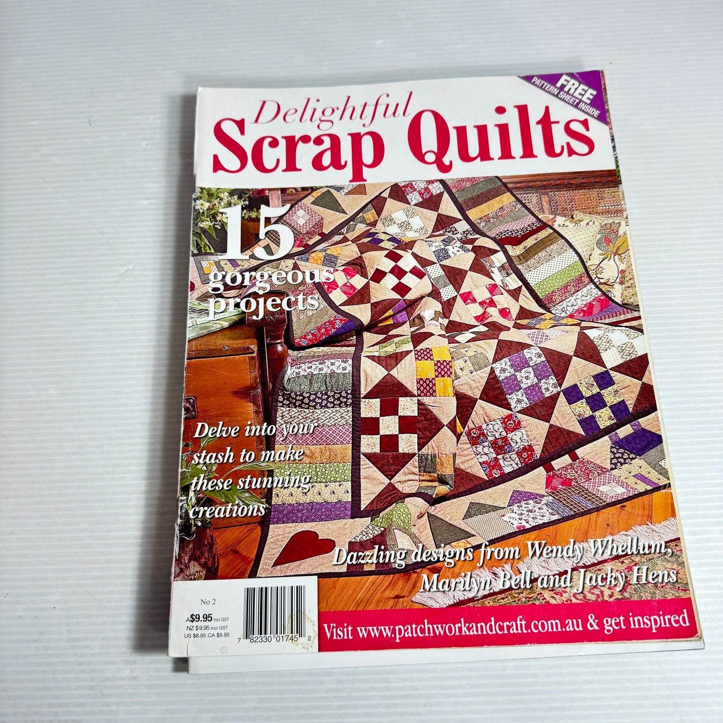Assorted Patchwork Magazine Bundle x9