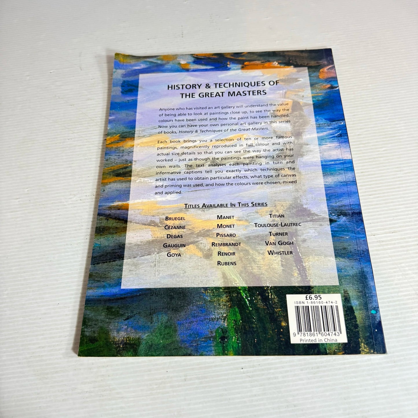 History & Techniques of The Great Masters : Manet - Linda Bolton