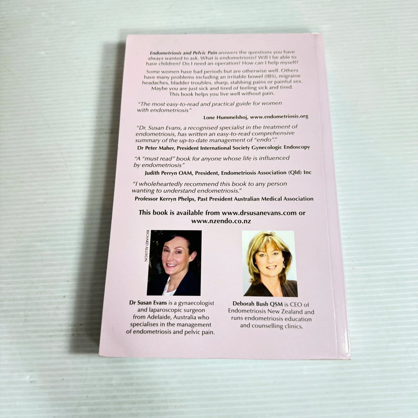 Endometriosis and Pelvic Pain - Dr Susan Evans with Deborah Bush QSM