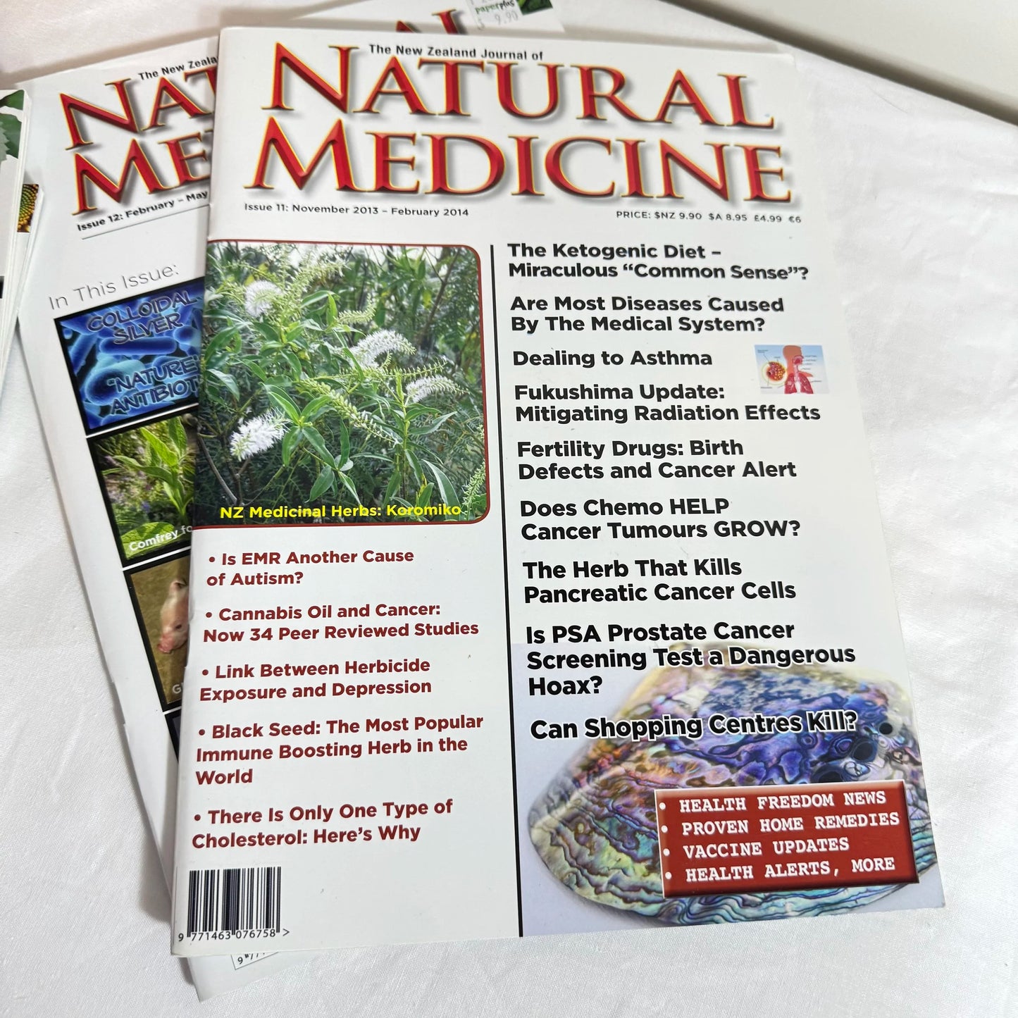 The New Zealand Journal of Natural Medicine Issues 9-12