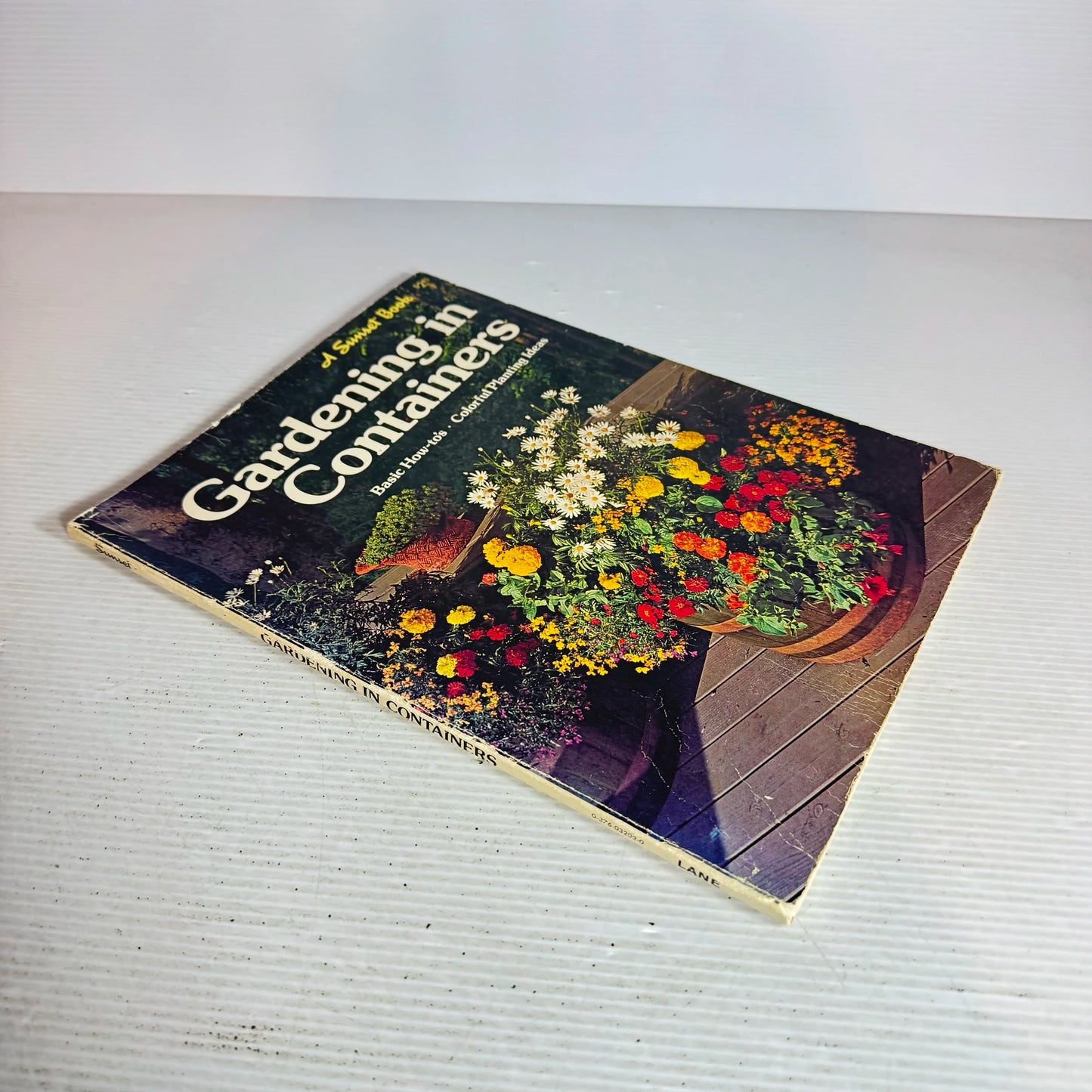 Gardening in Containers : Basic How-to's - Colourful Planting Ideas (Vintage 1977)