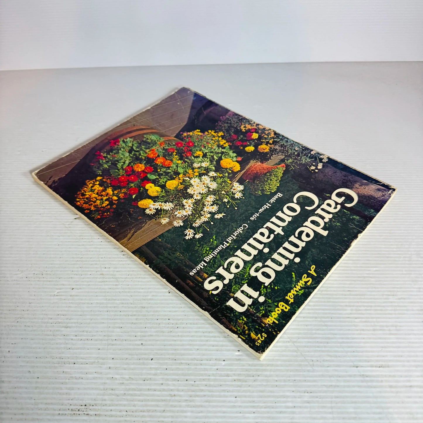 Gardening in Containers : Basic How-to's - Colourful Planting Ideas (Vintage 1977)