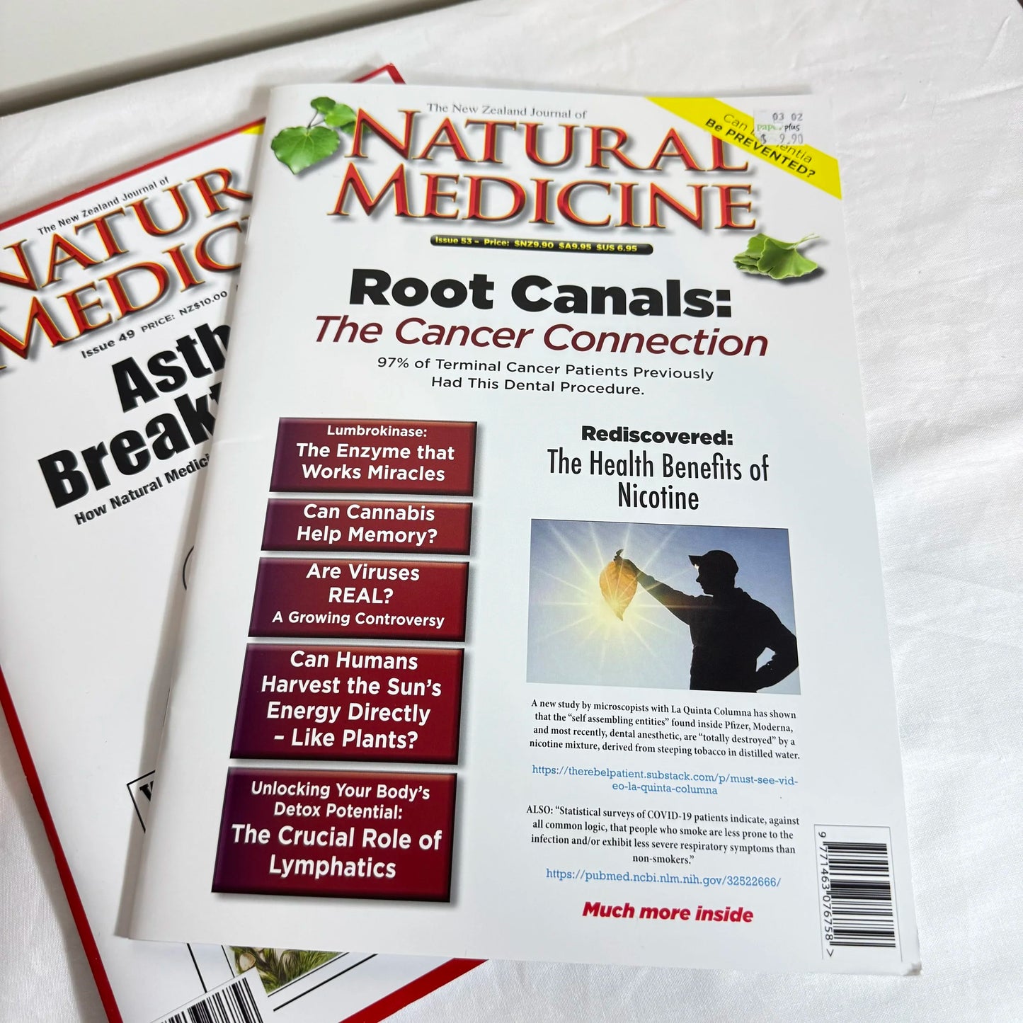 The New Zealand Journal of Natural Medicine Issues 49 & 53