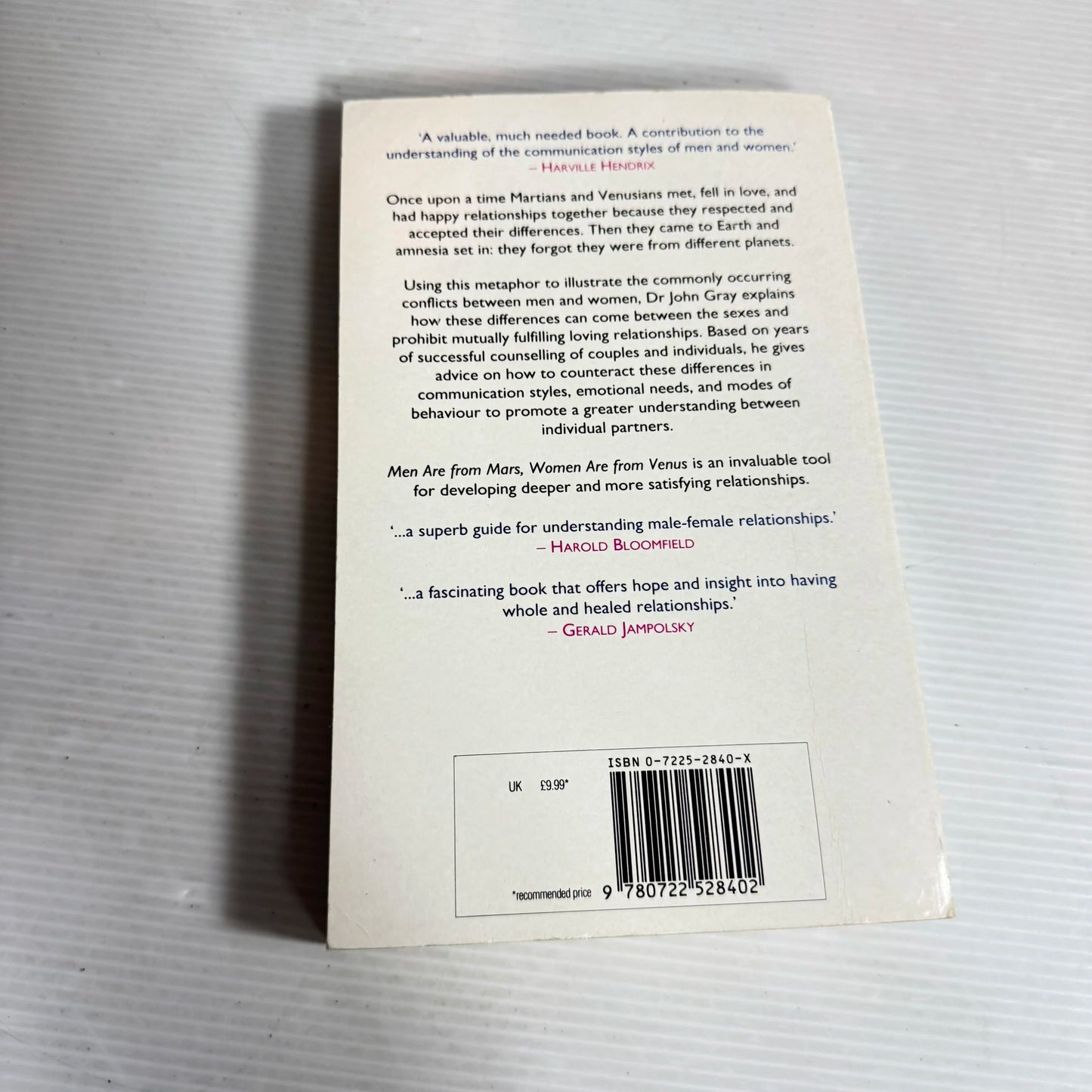 Men Are From Mars, Women Are From Venus - John Gray