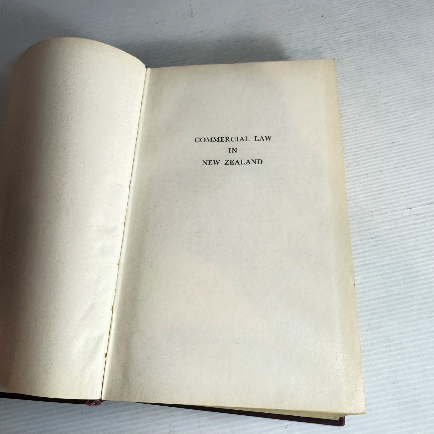 Commercial Law in New Zealand Fifth Edition - Butterworths (Vintage 1974)