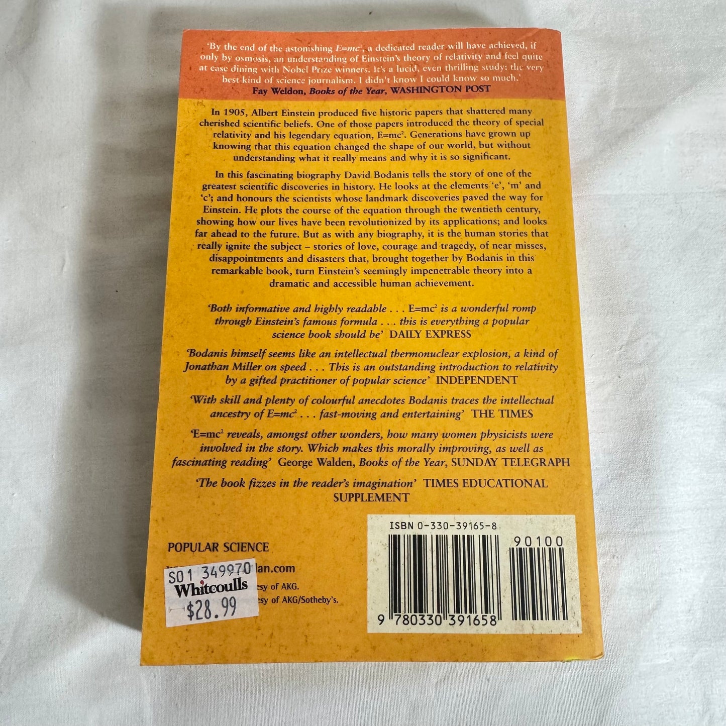 E=MC2 : A Biography of the World's Most Famous Equation - David Bodanis