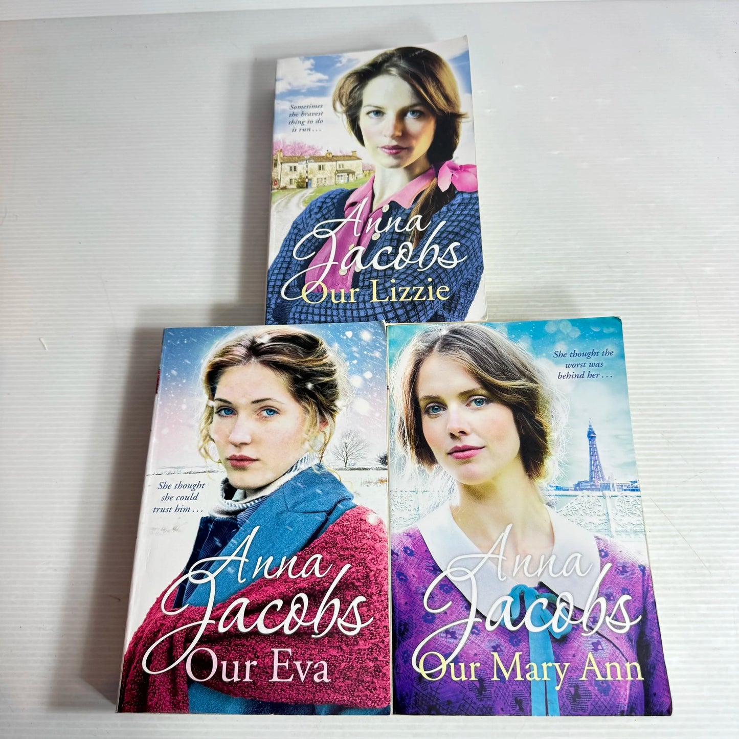 Anna Jacobs Book Bundle x3 (Our Lizzie, Our Mary Ann, And Our Eva)