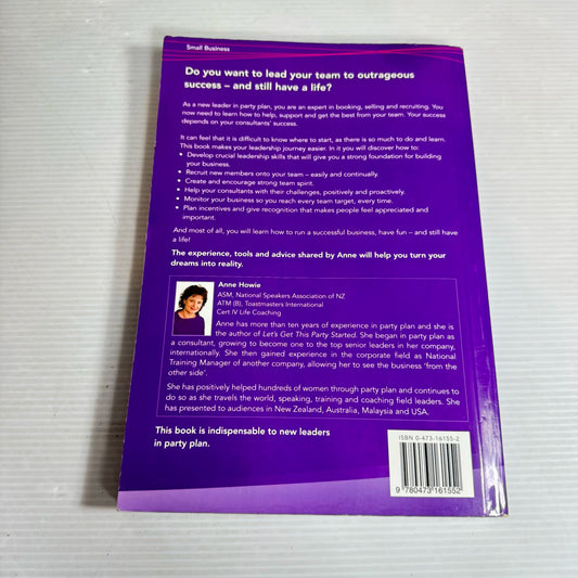 Let's Get Their Party Started : An Introductory Guide to Leadership in Your Home Selling Business - Anne Howie