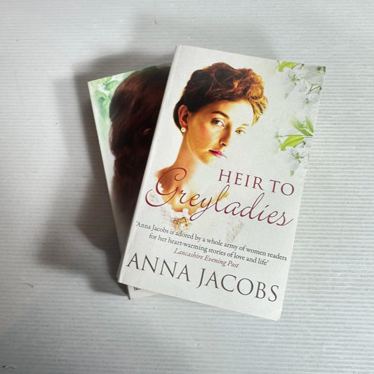 Anna Jacobs Book Bundle x2 Heir To Greyladies & Legacy Of Greyladies