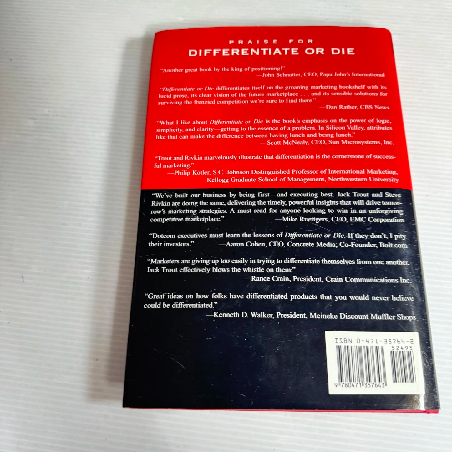 Differentiate Or Die : Survival in Our Era of Killer Competition - Jack Trout