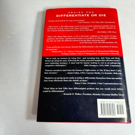 Differentiate Or Die : Survival in Our Era of Killer Competition - Jack Trout