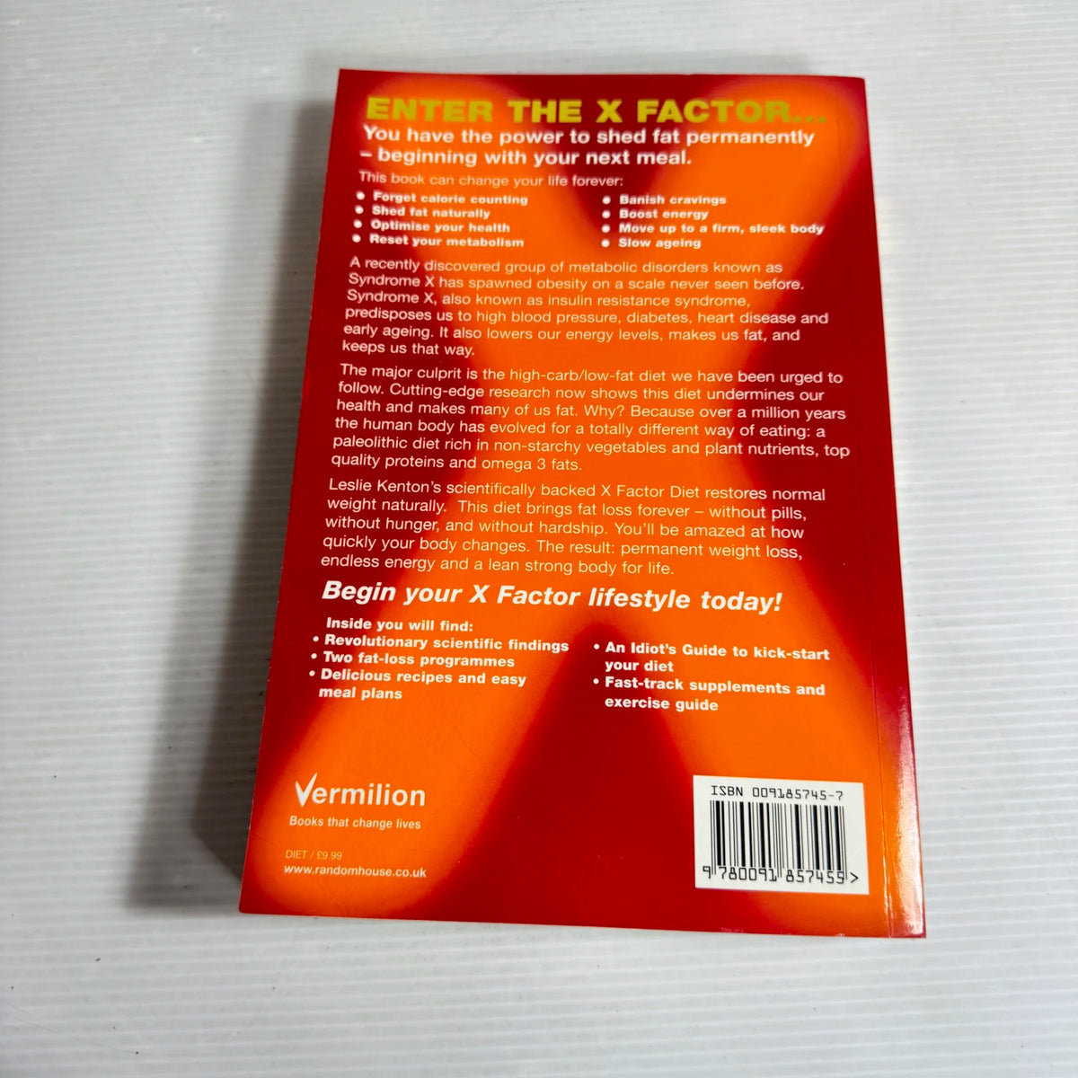 The X Factor Diet : For Lasting Weight Loss & Vital Health - Leslie Kenton