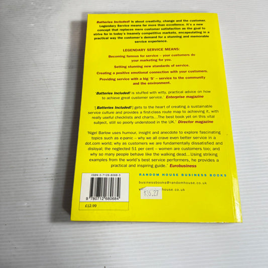 Batteries Included! Creating Legendary Customer Service - Nigel May Barlow