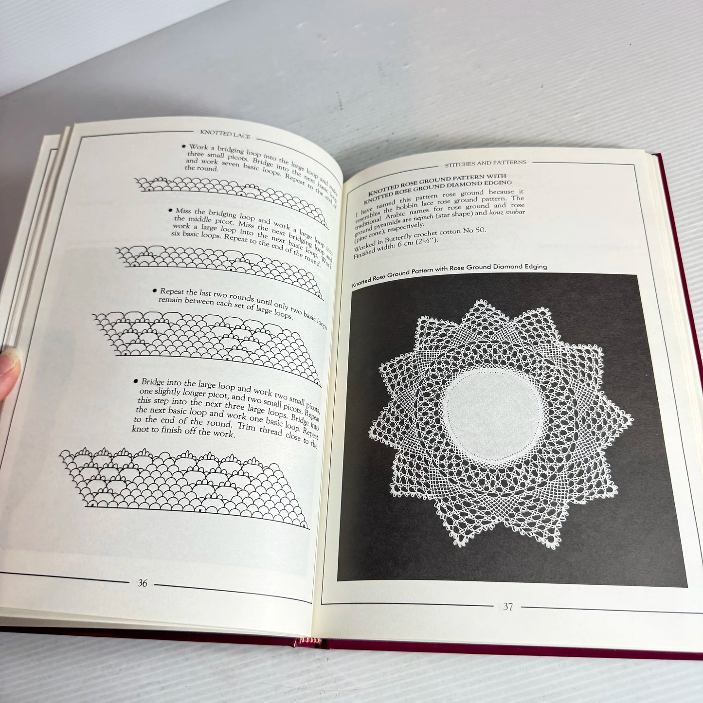 Knotted Lace In The Eastern Mediterranean Tradition - Elena Dickson - Milner Craft Series (Vintage 1992)