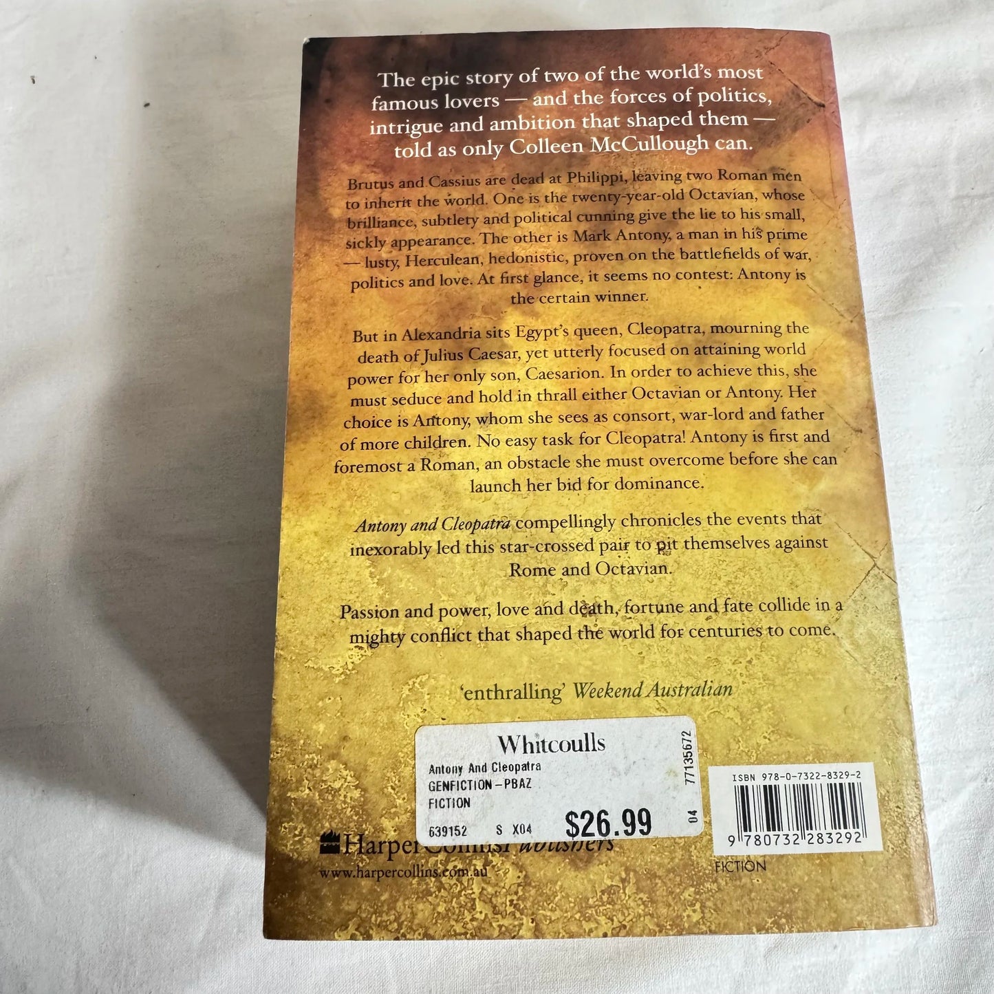 Antony  & Cleopatra - Colleen McCullough