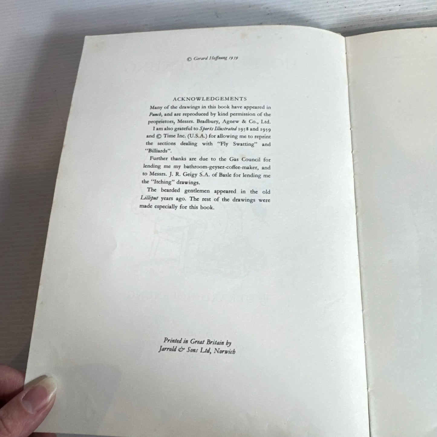 Ho Ho Hoffnung - Gerard Hoffnung (Vintage 1959)