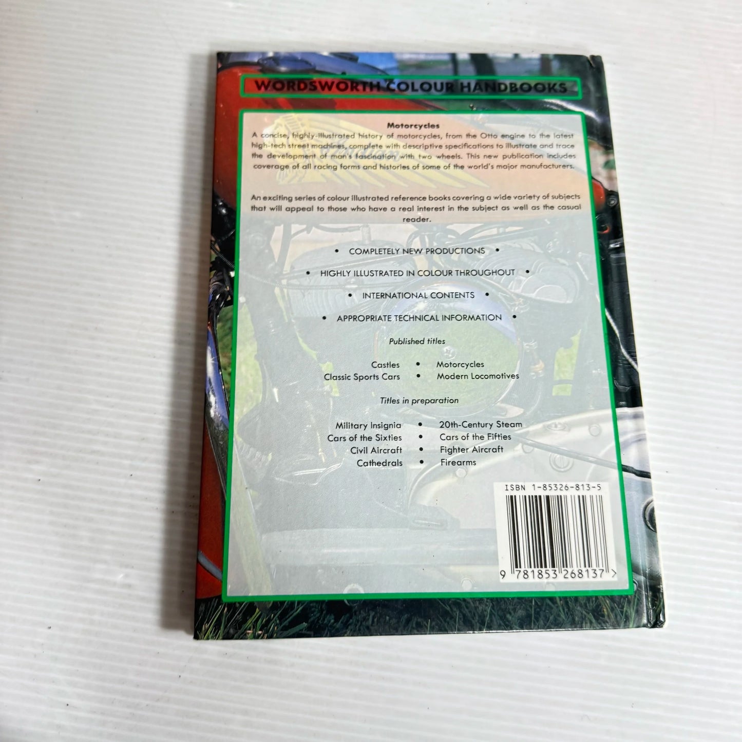 Motorcycles : Wordsworth Colour Handbooks