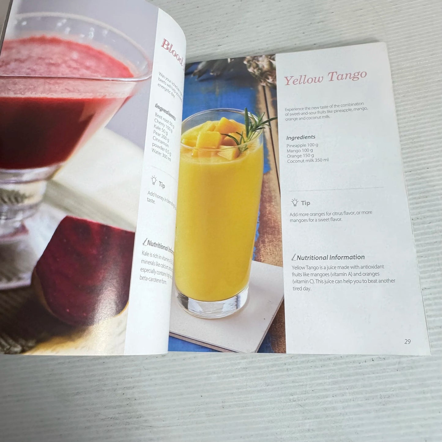 Recipe Book : SV-400 Series Vacuum Blender