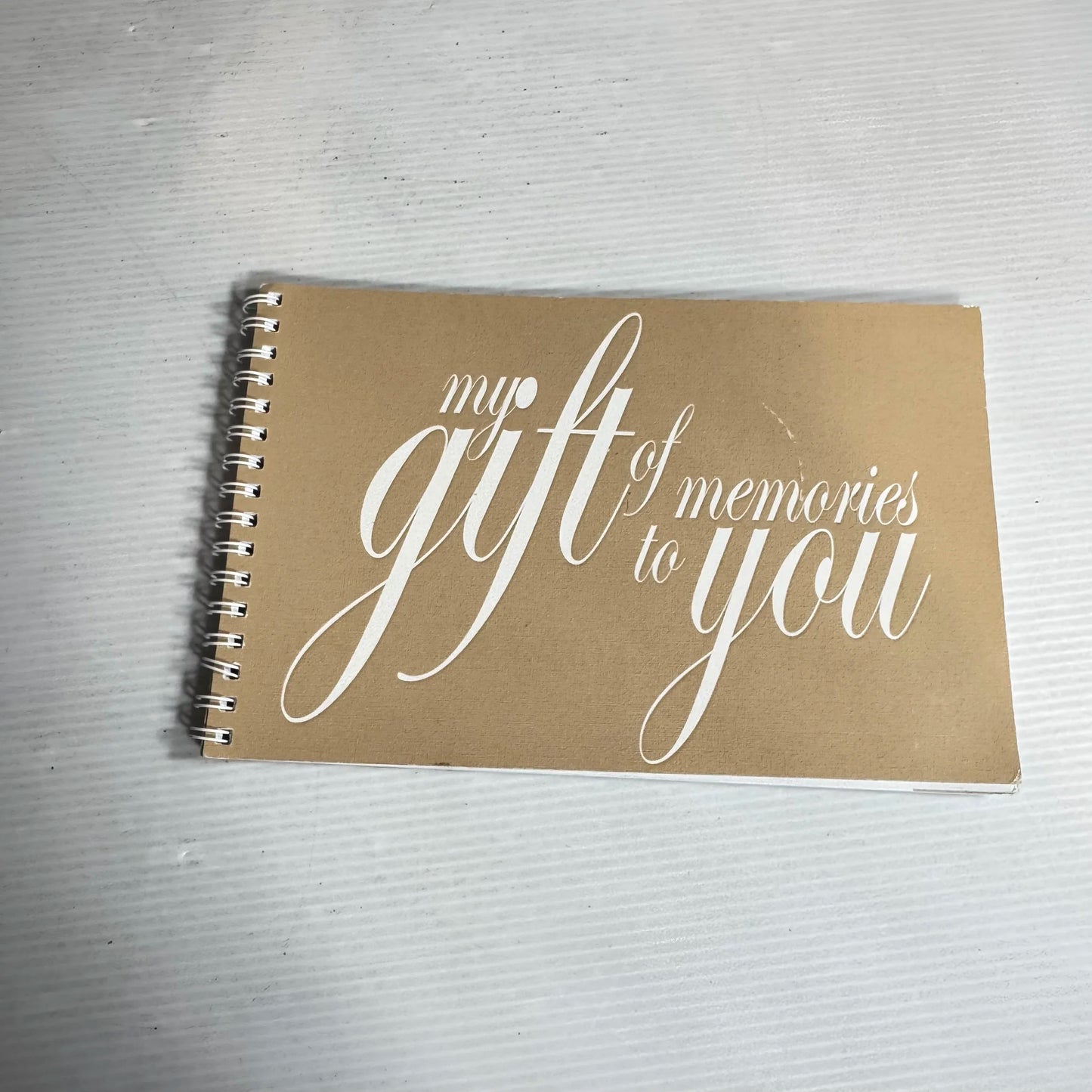 My Gift of Memories to You (Personal Memory Journal)