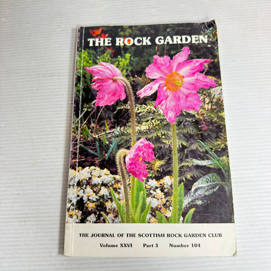 The Rock Garden - Book Bundle x 2 - The Journal of the Scottish Rock Garden Club No's 103 & 104