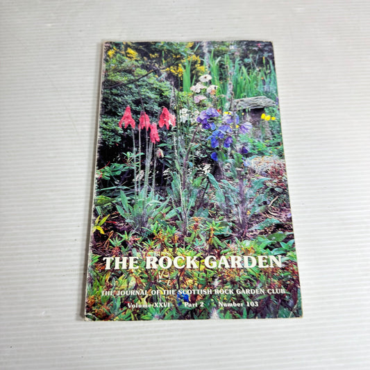The Rock Garden - Book Bundle x 2 - The Journal of the Scottish Rock Garden Club No's 103 & 104