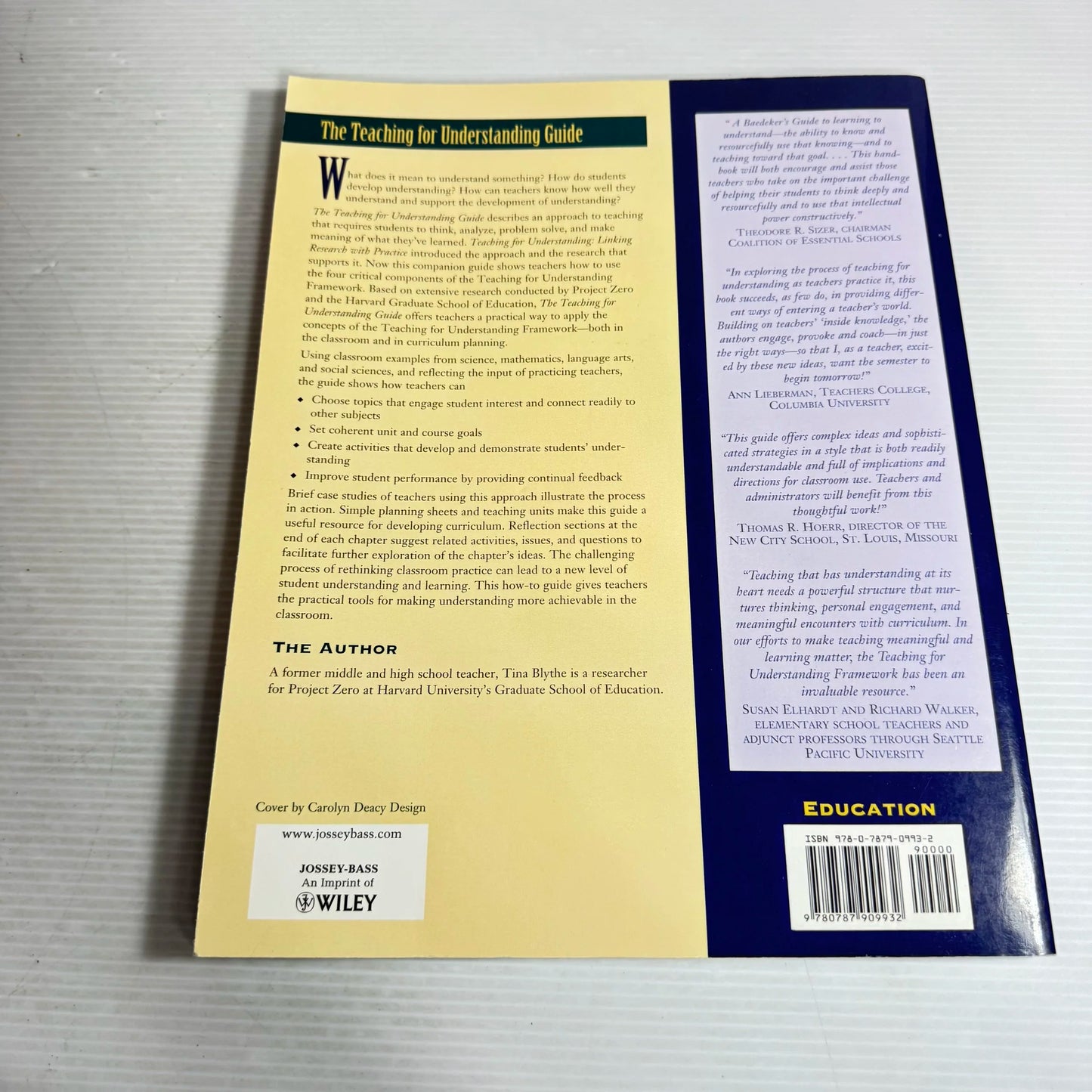 The Teaching for Understanding Guide - Tina Blythe and Associates