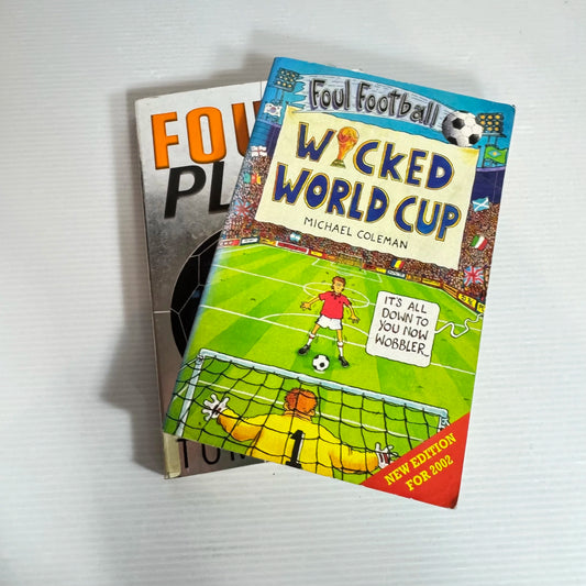 Football/Soccer Book Bundle x 2 - Wicked World Cup & Foul Play