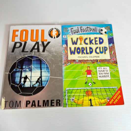 Football/Soccer Book Bundle x 2 - Wicked World Cup & Foul Play