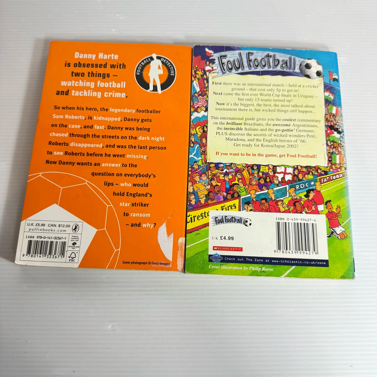 Football/Soccer Book Bundle x 2 - Wicked World Cup & Foul Play