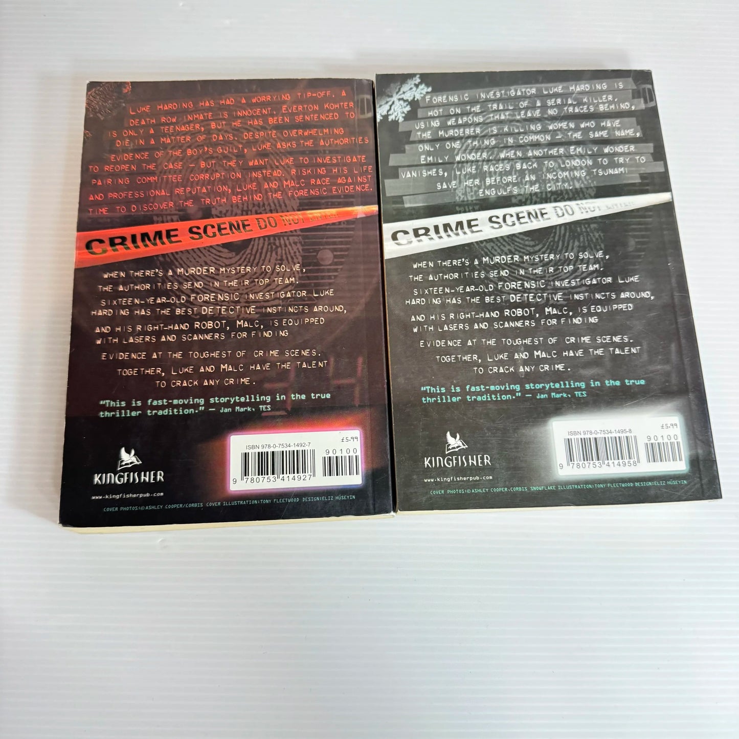 Traces Series - Malcolm Rose Book Bundle x 2 Roll Call & Double Check