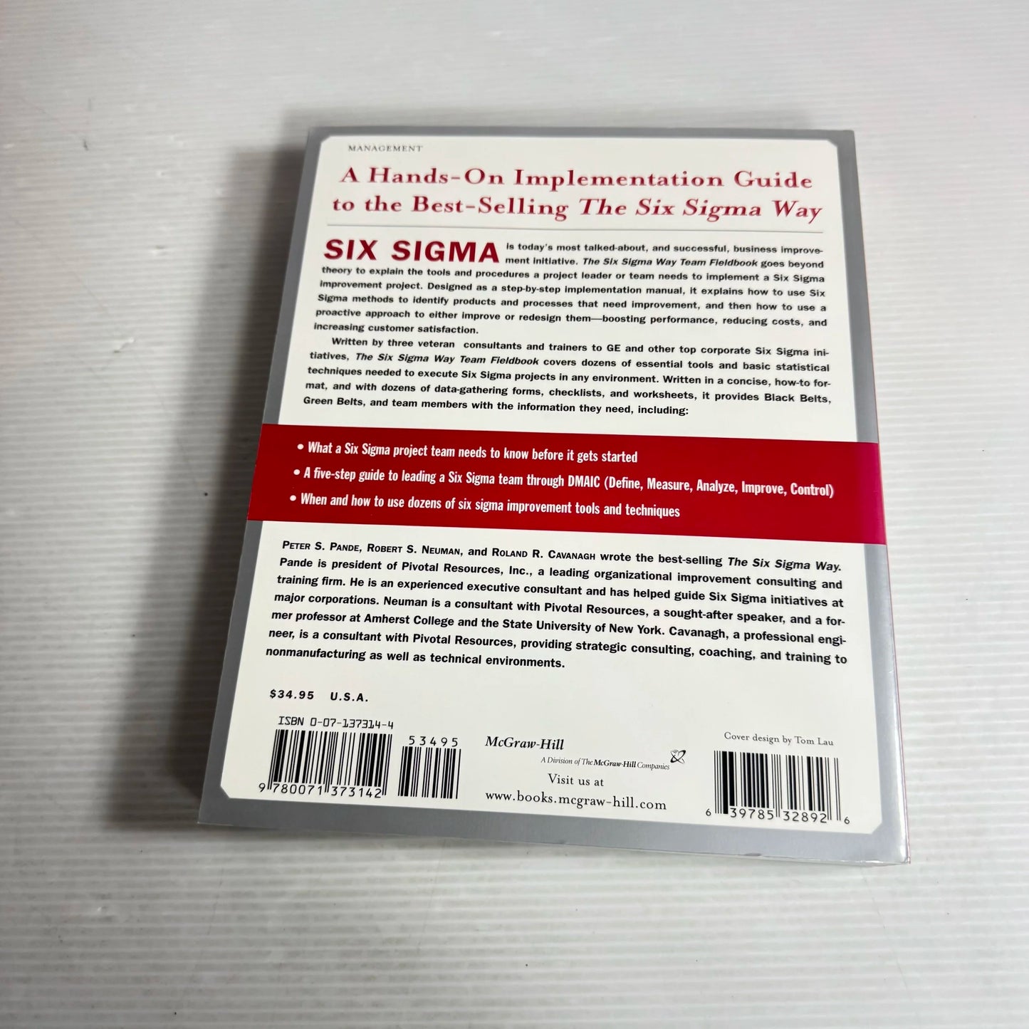 The Six Sigma Way : Team Field Book ~ An Implementation Guide for Process Improvement Teams - Peter S. Pande, Robert P. Neuman, Roland R. Cavangah