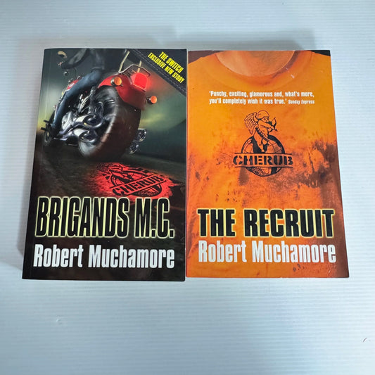 Robert Muchamore Young Adult Book Bundle x2 -  The Recruit & Brigands M.C.