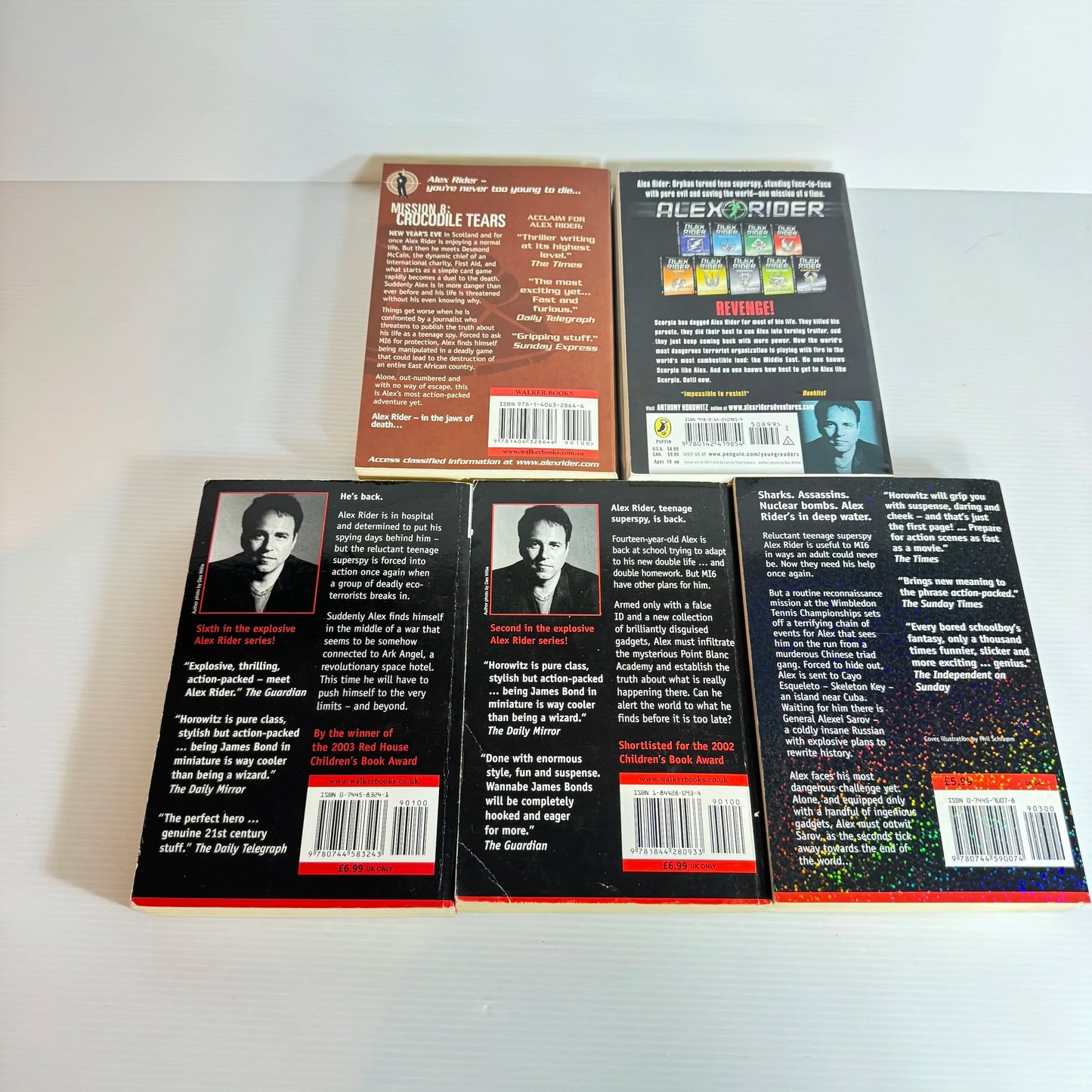 Anthony Horowitz - Alex Rider Series Book Bundle x5