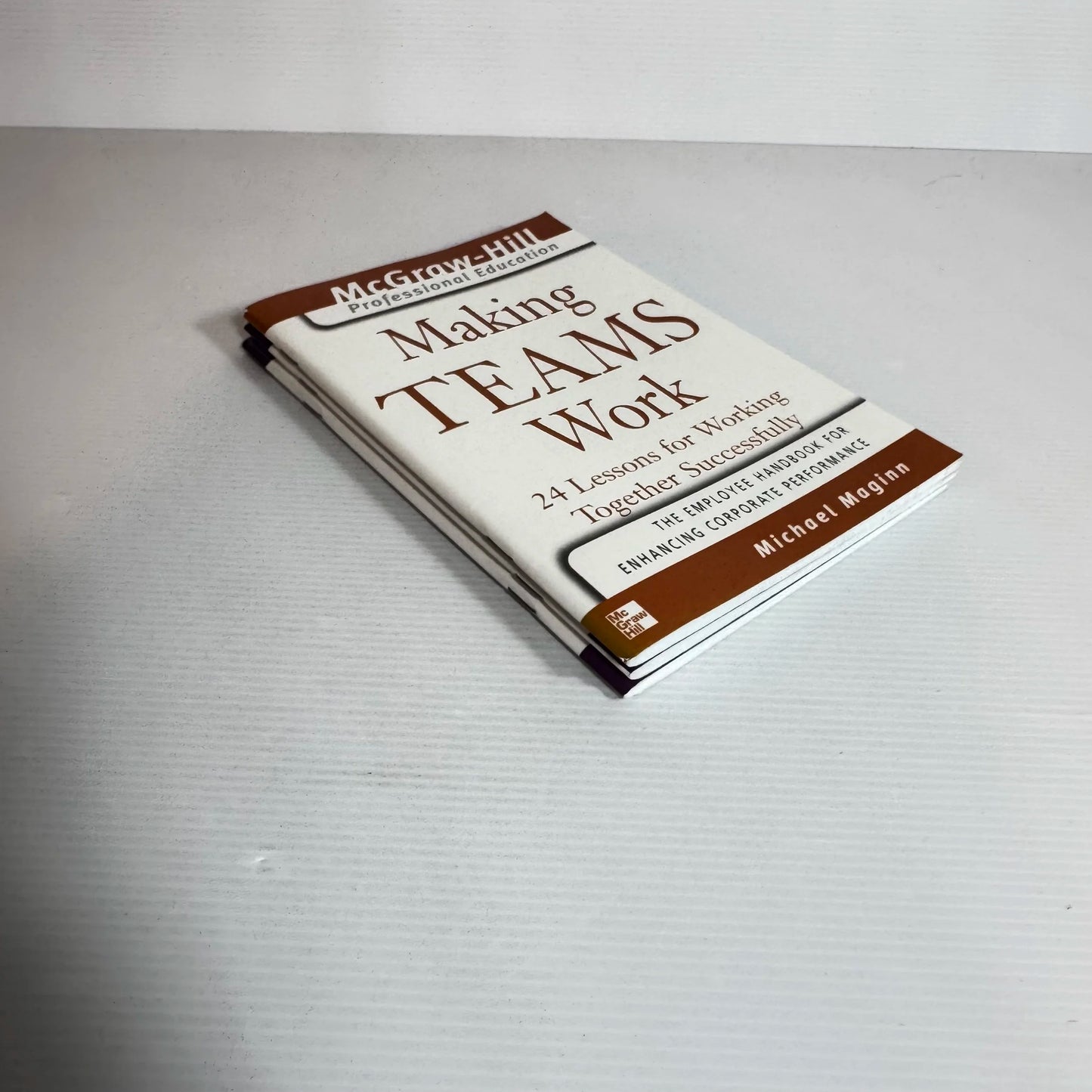 McGraw-Hill Professional Education Book Bundle x 3 How To Be A Great Coach, The Manager's Handbook, & Making Teams Work