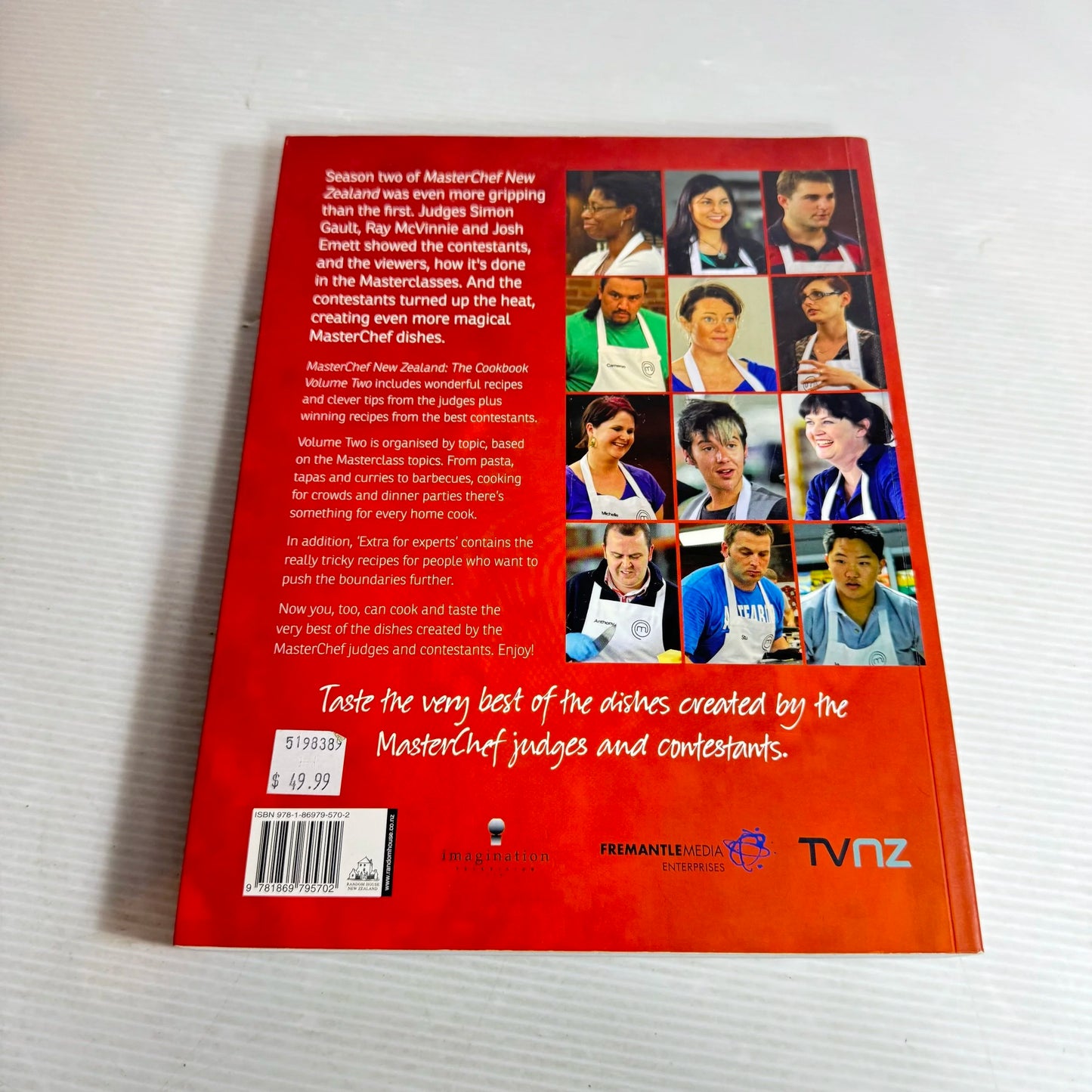 Master Chef New Zealand The Cookbook Volume 2
