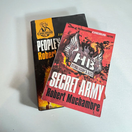 Robert Muchamore Book Bundle x 2 Secret Army & People's Republic